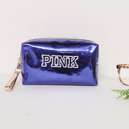 Waterproof Fashionable PU Laser Makeup Bag - Customizable