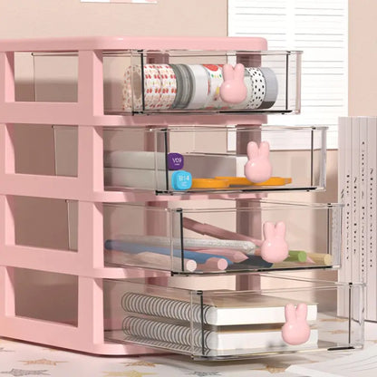 Small Plastic Drawer Organizer for Desk Storage