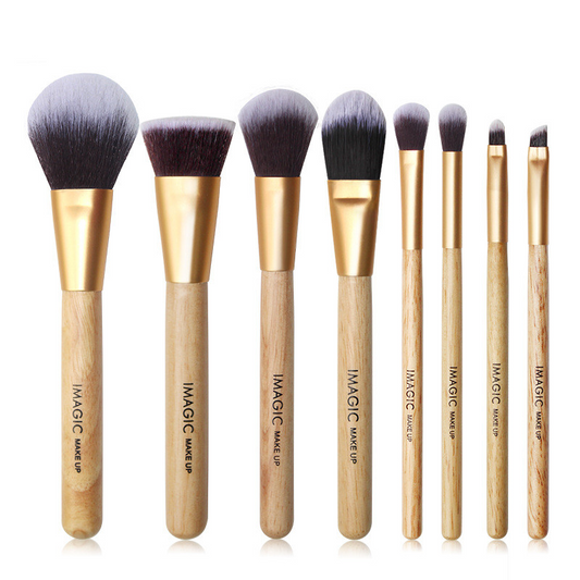 8-Piece Multi-Purpose Makeup Brush Set – Foundation, Blush, Powder, Eyeshadow & More