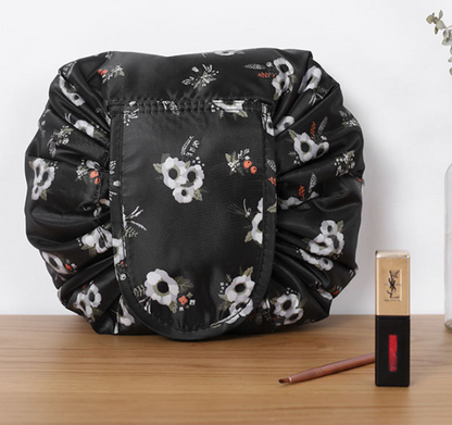 Drawstring Makeup Bag and Toiletry Organizer