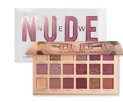 Desert Rose Eyeshadow Palette - 18 Earthy Shades