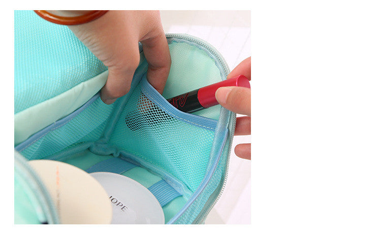 Large Capacity Waterproof Makeup Bag with Print