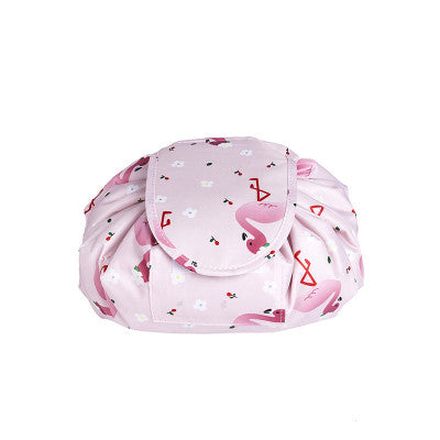 Drawstring Makeup Bag and Toiletry Organizer