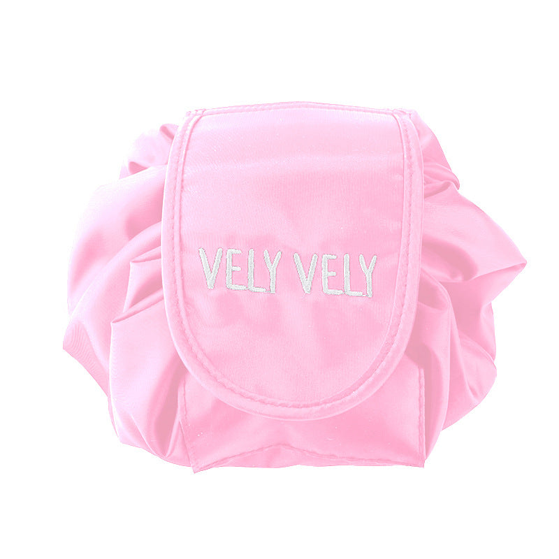 Drawstring Makeup Bag and Toiletry Organizer